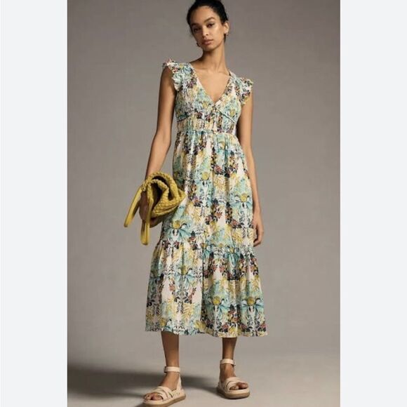 Anthropologie Dresses & Skirts - Anthropologie The Peregrine Smock Midi Dress